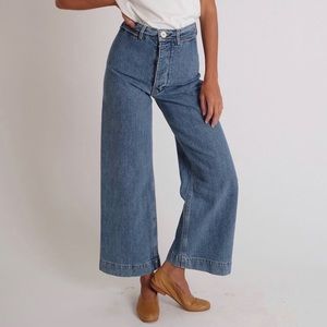 Jesse Kamm Sailor Pants Cowboy Blue Japanese Denim Size 4